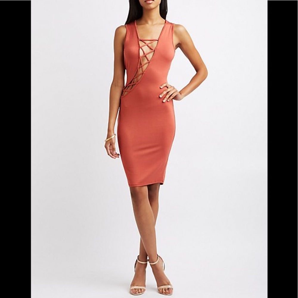 🌻NEW🌻 Asymmetrical Lattice Bodycon Dress,Size XL